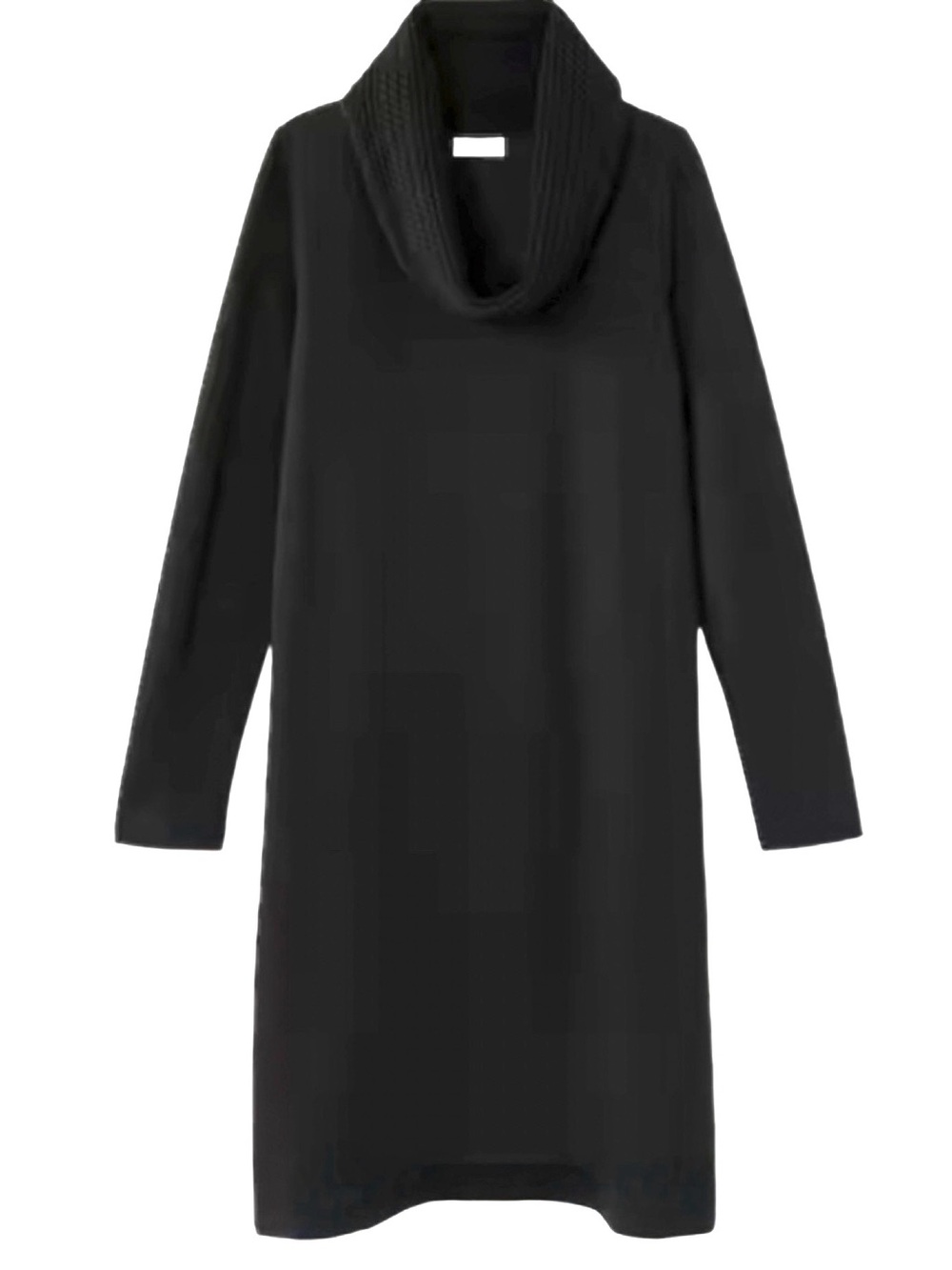 J.Jill NWT Sweater-Trimmed Cowl-Neck Dress - Medium